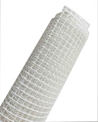 Angel Çanta Aksesuar - Angel Çanta Aksesuar 100X100 Cm Beyaz Plastik Kanvas Büyük Delikli