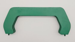 Angel Çanta Aksesuar - Angel Çanta Aksesuar 22 cm Ahşap Çanta Bursu Yeşil Renk