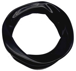 Angel Çanta Aksesuar - Angel Çanta Aksesuar Akrilik Kıvrımlı Model Tek Çanta Sapı Siyah Renk