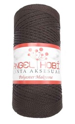 Angel Çanta Aksesuar - Angel Çanta Aksesuar Angel Koyu Kahve Renk Polyester Makrome No:23