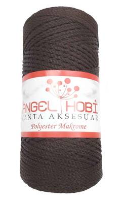 Angel Çanta Aksesuar Angel Koyu Kahve Renk Polyester Makrome No:23