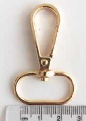 Angel Çanta Aksesuar Kanca 2.5 Cm Light Gold 1 Adet - Angel Çanta Aksesuar