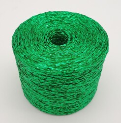 Angel Çanta Aksesuar - Angel Çanta Aksesuar Özel Sarım Simli Kağıt İp Yeşil Renk