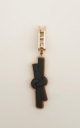 Angel Çanta Aksesuar - Angel Çanta Aksesuar Siyah Renk Kurdele Model Light Gold Metal Kulpluk 1 Adet