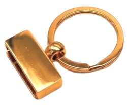 Angel Çanta Aksesuar Vidalı Anahtarlık Aparatı Light Gold Renk - Angel Çanta Aksesuar
