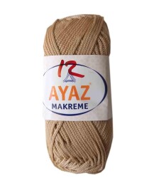 Angel Çanta Aksesuar 100 Gram Polyester Makrome No:12 Açık Vizon - Angel Çanta Aksesuar