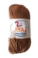 Angel Çanta Aksesuar 100 Gram Polyester Makrome No:2 Kahve - Angel Çanta Aksesuar