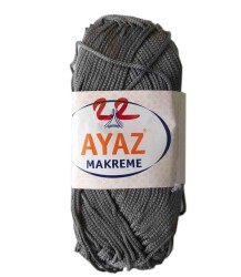 Angel Çanta Aksesuar 100 Gram Polyester Makrome No:22 Koyu Gri - Angel Çanta Aksesuar