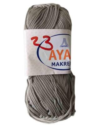 Angel Çanta Aksesuar 100 Gram Polyester Makrome No:23 Gri - 1