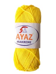 Angel Çanta Aksesuar 100 Gram Polyester Makrome No:5 Sarı - Angel Çanta Aksesuar