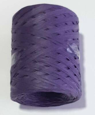 Angel Çanta Aksesuar 100 Gr Rafya İp Mor Renk (23 Numara) - 1