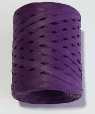 Angel Çanta Aksesuar 100 Gr Rafya İp Mürdüm Renk (24 Numara)24 - 1