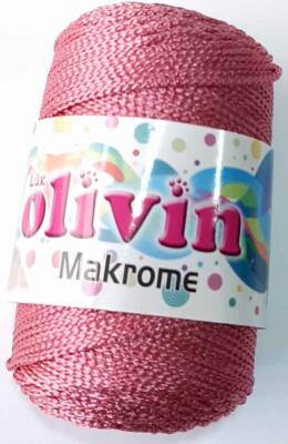 Angel Çanta Aksesuar 100 Gram Polyester Makrome Gül Kurusu Renk - 1