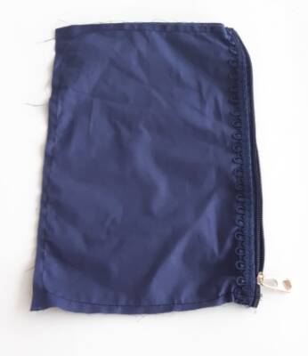 Angel Çanta Aksesuar 20X30 Cm, Dikilmiş Halde, Fermuarlı Astar Lacivert - 1