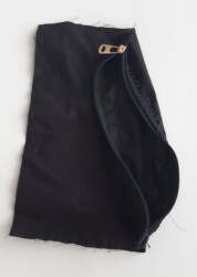 Angel Çanta Aksesuar 20X30 Cm, Dikilmiş Halde, Fermuarlı Astar Siyah - Angel Çanta Aksesuar