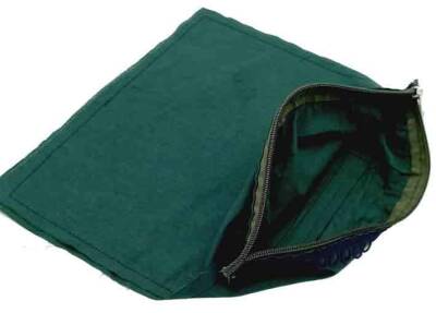 Angel Çanta Aksesuar 28X28 Cm Dikilmiş Fermuarlı Astar Koyu Yeşil - 1