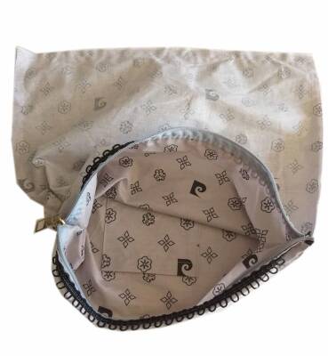 Angel Çanta Aksesuar 28X28 Cm Dikilmiş Fermuarlı Astar Pc Desen Sütlü Kahve - 1