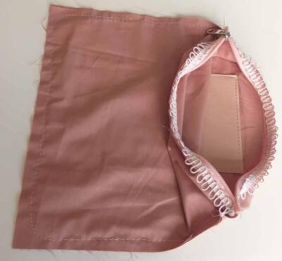 Angel Çanta Aksesuar 28X28 Cm, Sütlü Kahve Renk Dikilmiş Halde, Fermuarlı Astar - 1