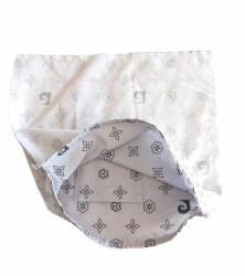 Angel Çanta Aksesuar 28X28 Cm Dikilmiş Fermuarsız Astar Pc Açık Gri - Angel Çanta Aksesuar