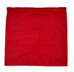 Angel Çanta Aksesuar 28x28 cm Fermuarsız Dikilmiş Astar Kırmızı - 2