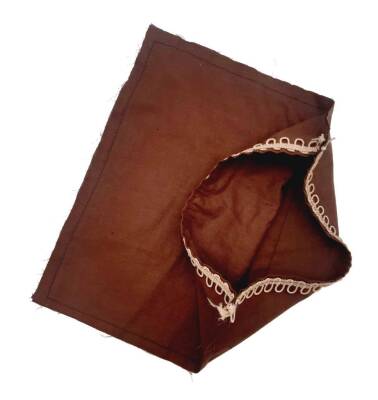Angel Çanta Aksesuar 28X28 Cm Fermuarsız Dikilmiş Astar Koyu Kahverengi - 1