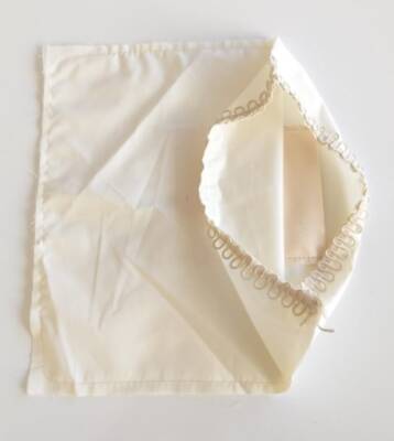 Angel Çanta Aksesuar Fermuarsız 28X28 Cm Dikilmiş Astar Krem - 1