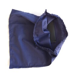 Angel Çanta Aksesuar Fermuarsız 28X28 Cm Dikilmiş Astar Lacivert - Angel Çanta Aksesuar