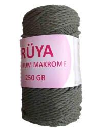 Angel Çanta Aksesuar 3 Büküm Makrome İpi Haki Renk No:8 - Angel Çanta Aksesuar