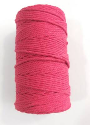 Angel Çanta Aksesuar 3 Büküm Makrome İpi Kırmızı - 1