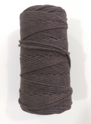 Angel Çanta Aksesuar 3 Büküm Makrome İpi Koyu Kahve - Angel Çanta Aksesuar