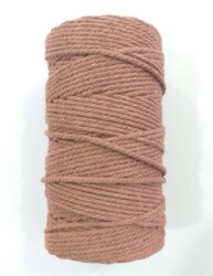 Angel Çanta Aksesuar 3 Büküm Makrome İpi Taba - Angel Çanta Aksesuar