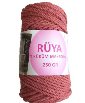 Angel Çanta Aksesuar 3 Büküm Makrome İpi Taba Renk No:10 - 1