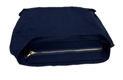 Angel Çanta Aksesuar 30x25 Cm Dikilmiş Fermuarlı Astar Lacivert Renk - 5