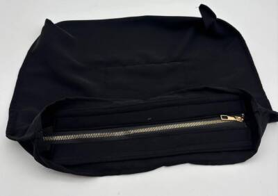 Angel Çanta Aksesuar 30x25 Cm Dikilmiş Fermuarlı Astar Siyah Renk - 3