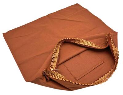 Angel Çanta Aksesuar 38X38 Cm Dikilmiş Fermuarlı Astar Açık Kahve Renk - 1