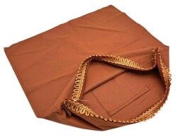 Angel Çanta Aksesuar 38X38 Cm Dikilmiş Fermuarlı Astar Açık Kahve Renk - Angel Çanta Aksesuar