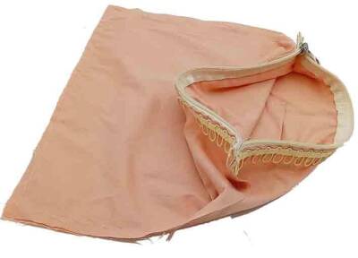 Angel Çanta Aksesuar 38X38 Cm Dikilmiş Fermuarlı Astar Pudra - 1