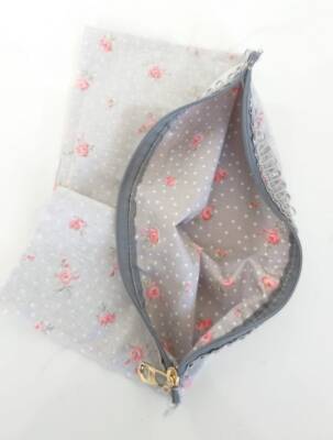 Angel Çanta Aksesuar 38X38 Cm, Dikilmiş Halde, Fermuarlı Astar Çiçekli - 1