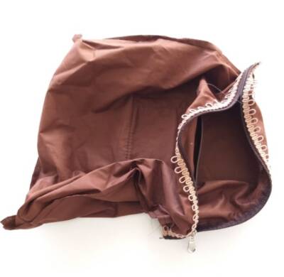 Angel Çanta Aksesuar 38X38 Cm, Dikilmiş Halde, Fermuarlı Astar Koyu Kahve - 1