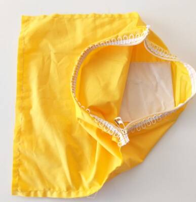 Angel Çanta Aksesuar Sarı Renk 38X38 Cm, Dikilmiş Halde, Fermuarlı Astar - 1