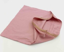 Angel Çanta Aksesuar 38X38 Cm Fermuarsız Dikilmiş Astar Açık Gül Kurusu - Angel Çanta Aksesuar