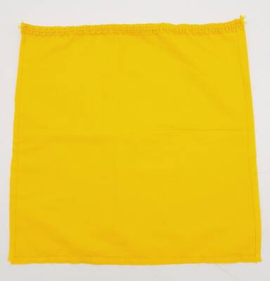 Angel Çanta Aksesuar 38x38 cm Fermuarsız Dikilmiş Astar Sarı - 2