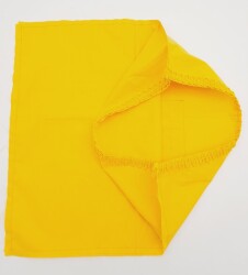 Angel Çanta Aksesuar 38x38 cm Fermuarsız Dikilmiş Astar Sarı - Angel Çanta Aksesuar