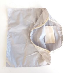 Angel Çanta Aksesuar Fermuarsız 38X38 Cm Dikilmiş Astar Açık Gri - Angel Çanta Aksesuar