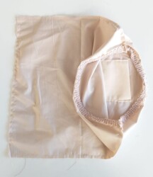 Angel Çanta Aksesuar Fermuarsız 38X38 Cm Dikilmiş Astar Bej - Angel Çanta Aksesuar