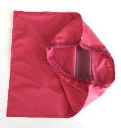 Angel Çanta Aksesuar Fermuarsız 38X38 Cm Dikilmiş Astar Bordo - Angel Çanta Aksesuar