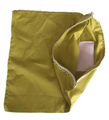 Angel Çanta Aksesuar Fermuarsız 38X38 Cm Dikilmiş Astar Fıstık Yeşili - 1