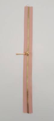 Angel Çanta Aksesuar Başlıklı Fermuar 40 Cm Light Gold Metal Pudra Renk - 2