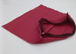 Angel Çanta Aksesuar 45X45 Cm Dikilmiş Fermuarlı Astar Bordo - Angel Çanta Aksesuar