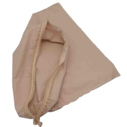 Angel Çanta Aksesuar Bej Renk 45X45 Cm, Dikilmiş Halde, Fermuarlı Astar - Angel Çanta Aksesuar